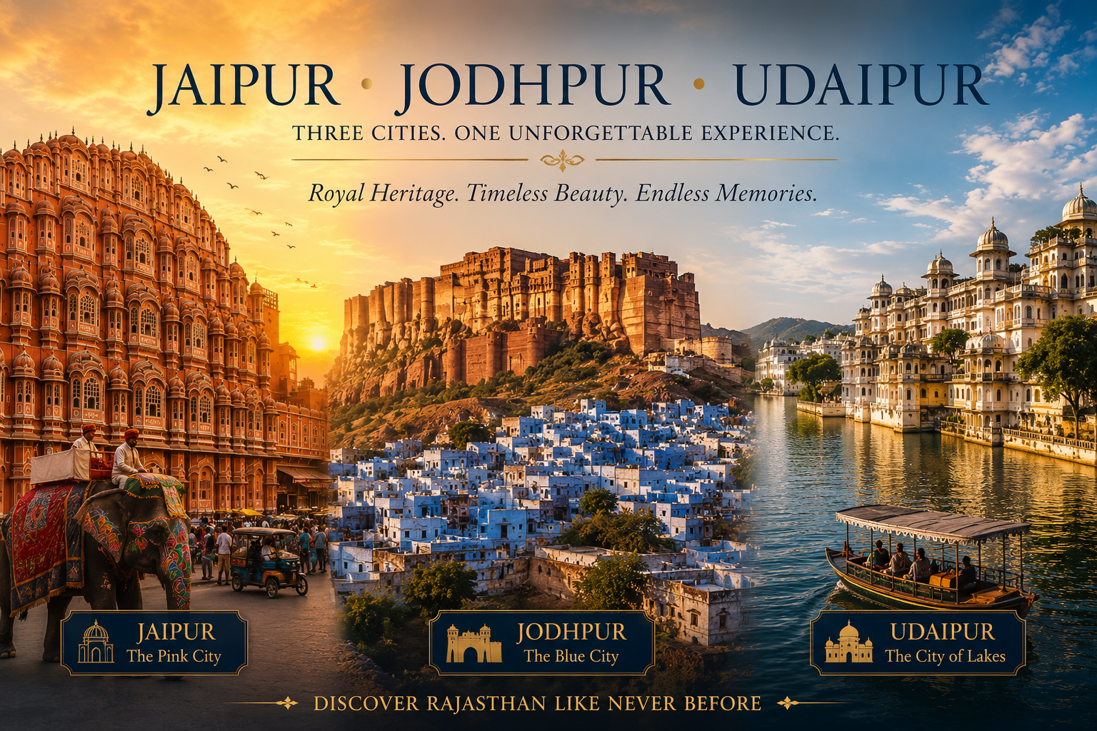 Jaipur Jodhpur Udaipur Tour